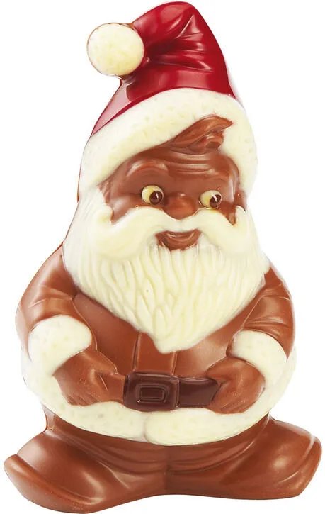 Plaque Père Noël Lutin en Chocolat - 2 Empreintes - L 120 mm