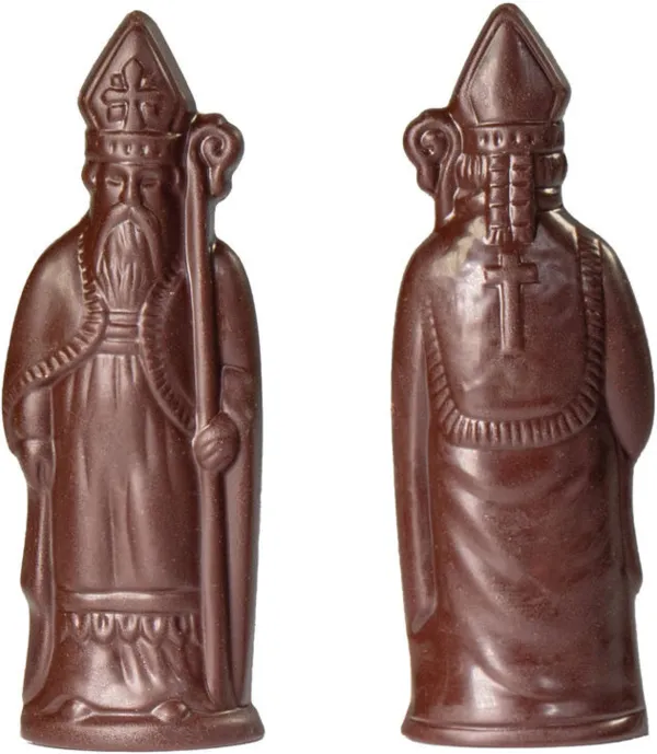 Plaque Saint-Nicolas en Chocolat - 8 Empreintes - L 90 mm