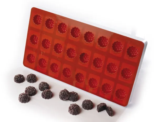 Moule à Confiserie - Framboise - 24 Empreintes