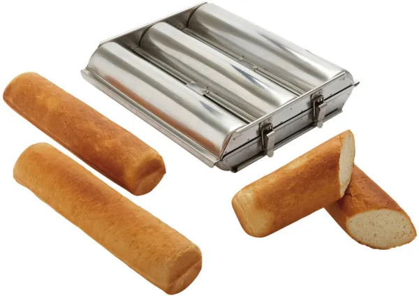 Moule à Pain de Mie Rond Triple - ⌀ 45 mm - 0,18 Kg