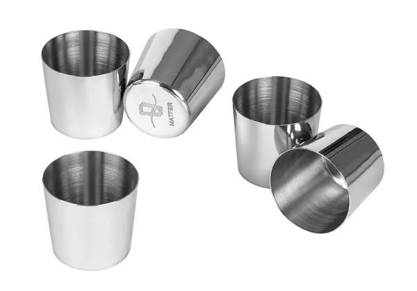 Moule à Dariole Ronde Inox - ⌀ 65 mm - Lot de 6