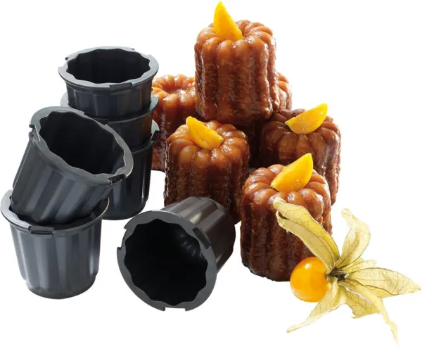 Moule à Cannelé Exoglass - ⌀ 55 mm - Lot de 6