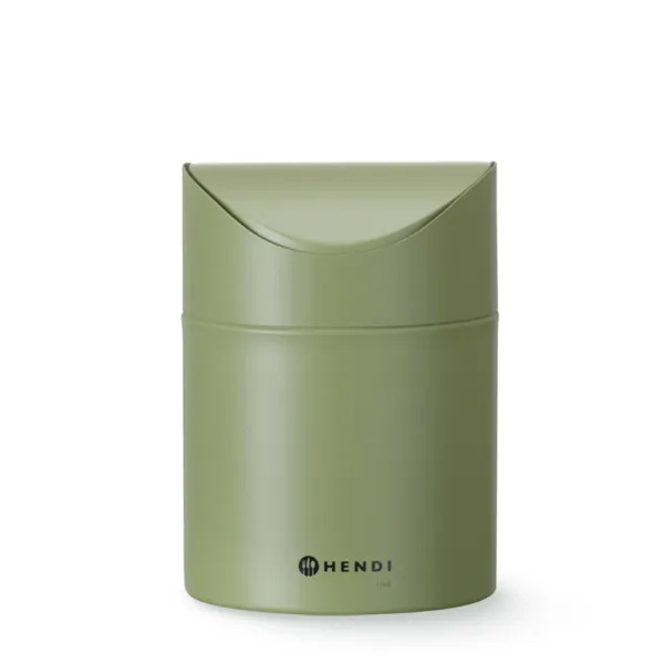 Poubelle de Table avec Couvercle Basculant - Vert