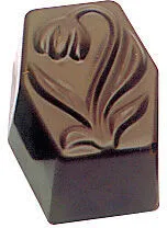 Plaque Rectangle Tulipe en Chocolat - 36 Empreintes