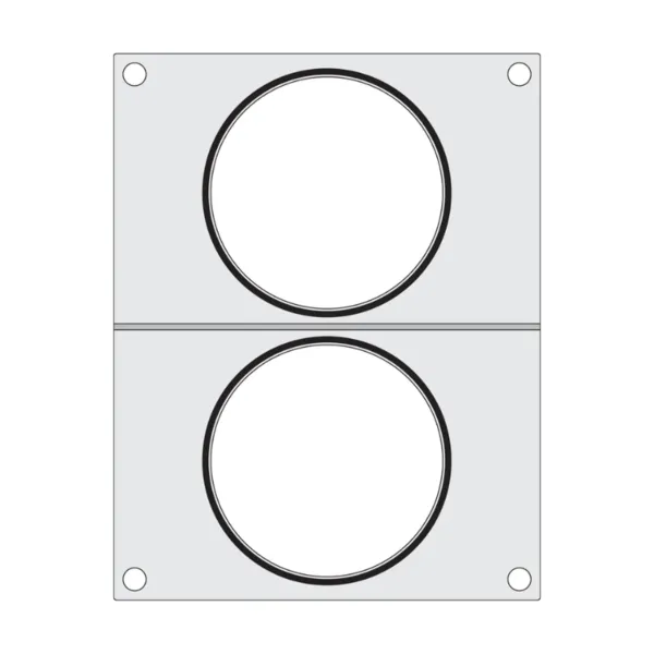 Matrice de Scellage pour Scelleuse Manuelle - 2 Compartiments