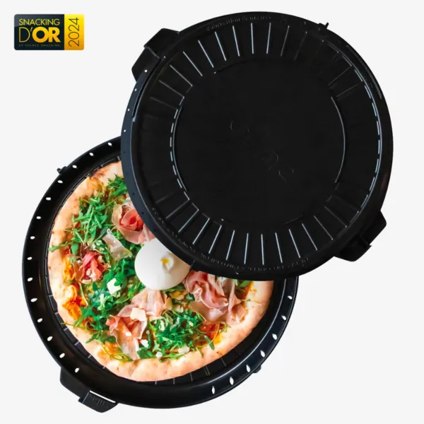 Boîte Ronde Réutilisable - Ø 330 mm - Noir