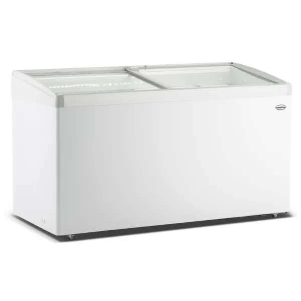 Congélateur Bahut Couvercle en Verre - 456 L