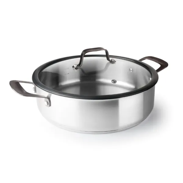 Faitout Inox Bas avec Couvercle Origin - ø 28 cm