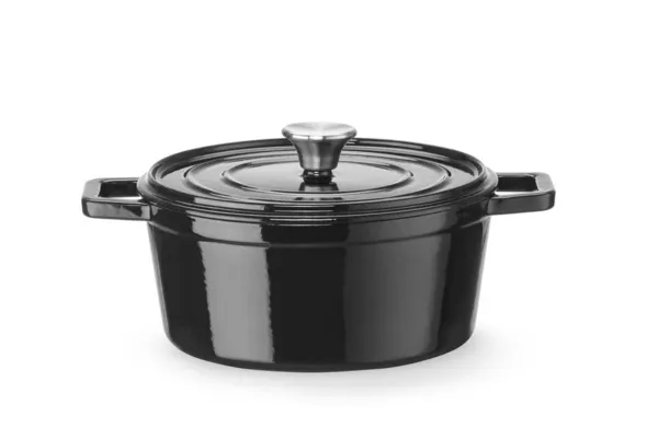 Cocotte en Fonte Émaillée Ronde Noire - 3,7 L