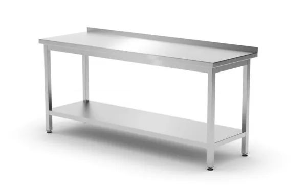 Table Murale Profi Line avec Étagère - L 1800 x P 600 mm