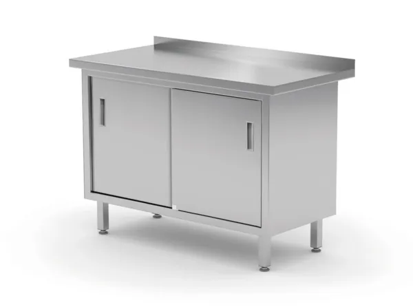 Table Murale - Placard avec Portes Coulissantes - L 1000 x P 600 mm
