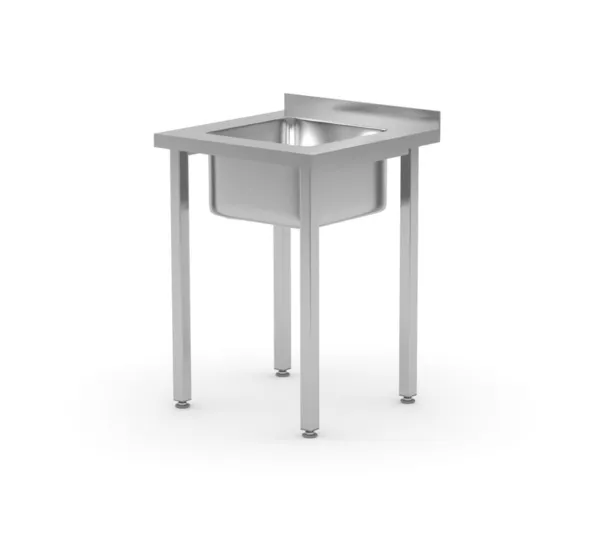 Plonge 1 Bac au Milieu Kitchen Line - P 600 x L 600 mm
