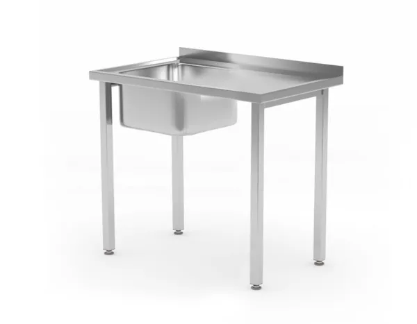 Plonge 1 Bac à Gauche Kitchen Line - P 600 x L 800 mm