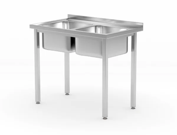 Plonge 2 Bacs Kitchen Line - P 600 x L 1000 mm