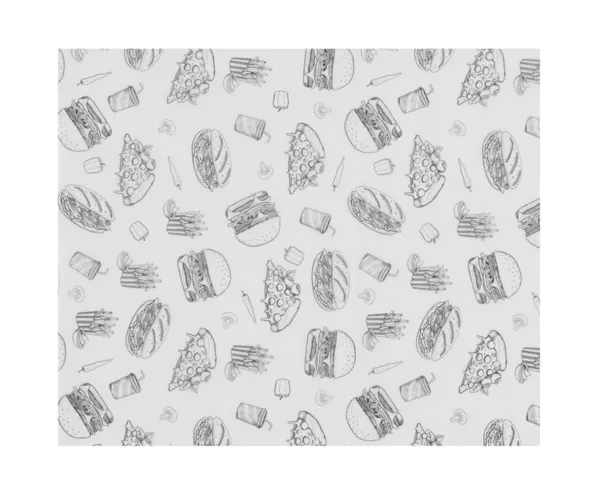 Papier Ingraissable Hamburgers - 200 x 250 mm