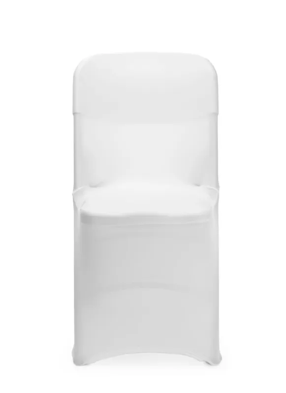 Housse de Chaise Pliante - Blanc