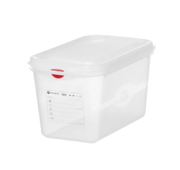Bac GN 1/4 Transaprent en PP - 4,3 L