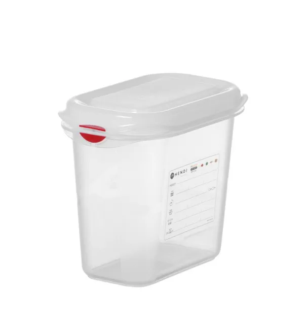 Bac GN 1/9 Transaprent en PP - 1,5 L