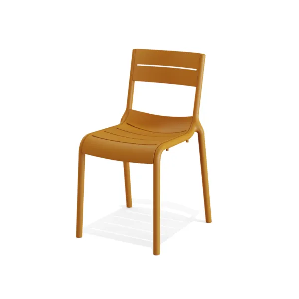 Chaise de Jardin Empilable Calor - Jaune