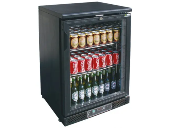 Arrière-Bar Réfrigéré Skinplate - 1 Porte Vitrée Battante - 140 L