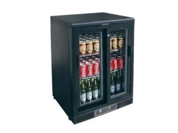 Arrière-Bar Réfrigéré Skinplate - 1 Porte Vitrée Coulissante - 140 L