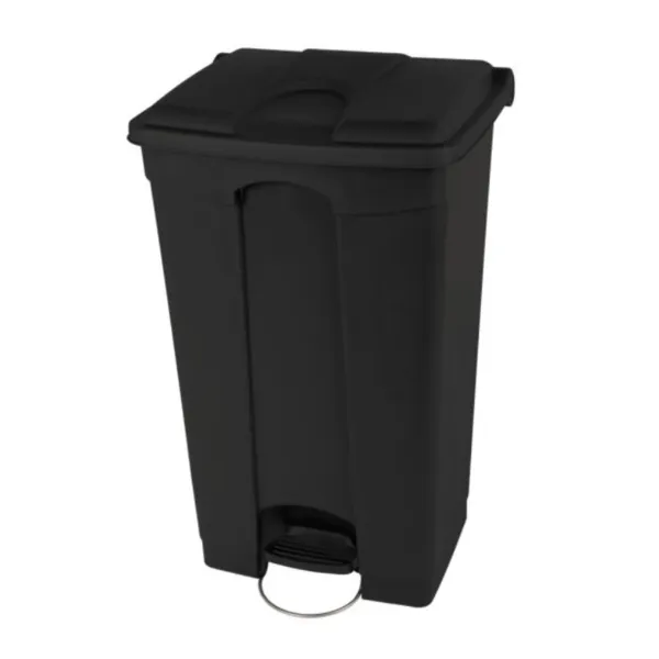Poubelle à Pédale Noire - 90 L