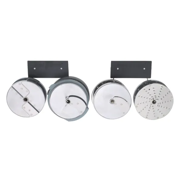Porte Disques Mural 4 Tiges en Inox