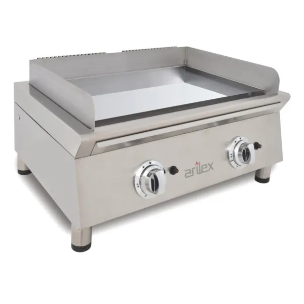 Plancha à Gaz Lisse Chrome Fry-Top 600 - 11000 W