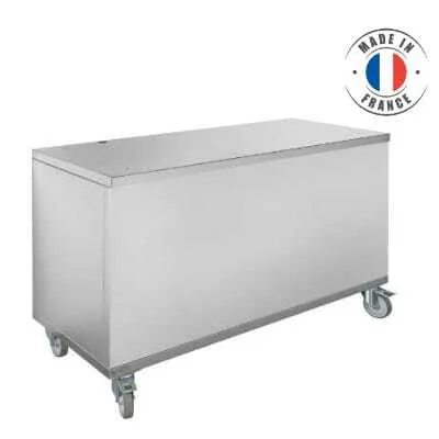 Soubassement à Roulettes pour Vitrines Électriques Professionnelles - 2 / 3 / 4 Bacs GN 1/1