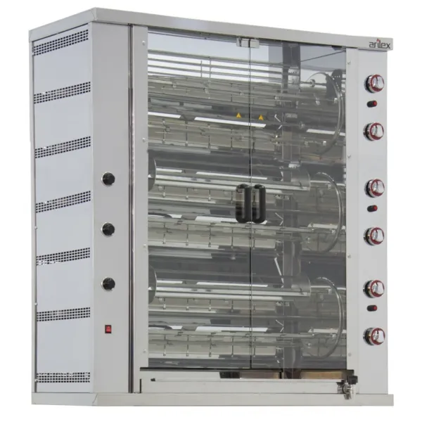Rôtissoire à Gaz Rotative - 72 Poulets