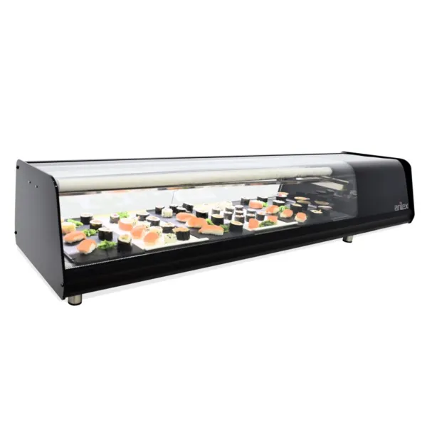 Vitrine Réfrigérée Vision Sushi - Plaque Lisse - L 1808 mm