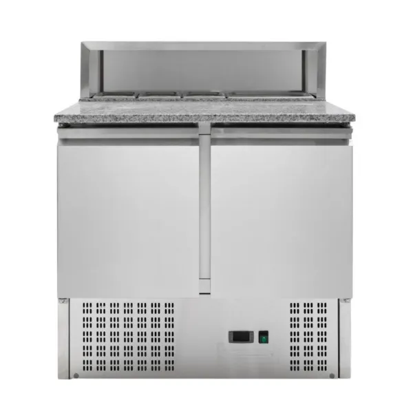 Meuble à Pizza Réfrigéré - 2 Portes - 5 Bacs GN 1/6 - Reconditionné