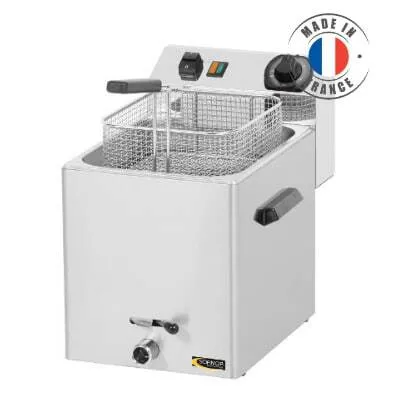 Friteuse Electrique avec Robinet de Vidange - 8 L