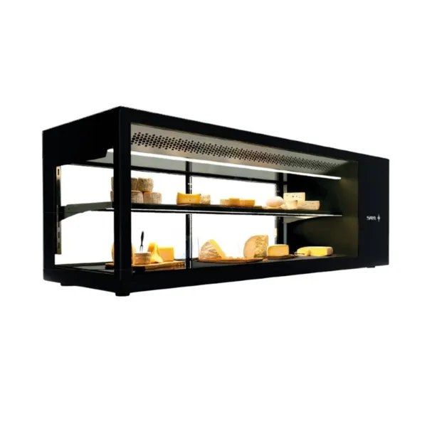 Vitrine Réfrigérée à Poser avec 1 Étagère - LOGIC Plus Compacta - Cuve Plate - 1320 mm