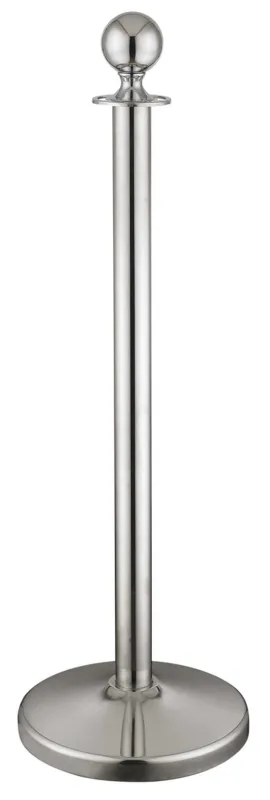 Poteau Guide File Inox avec Boucles d'Accroche