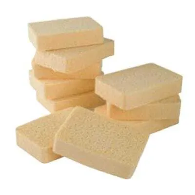 Éponge Végétale 125 x 90 mm - Lot de 110