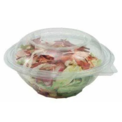 Lot de 300 Bols Transparents Larges avec Couvercle - 100 cl