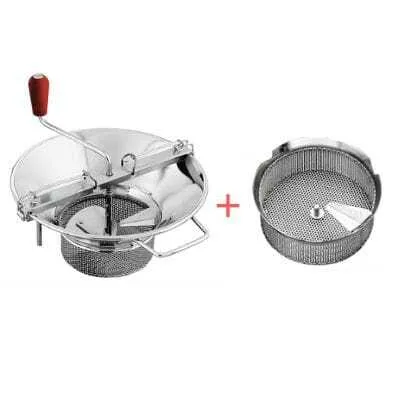 Pack Moulin à Légumes N°5 Acier Etamé - Grille Ø 3 mm