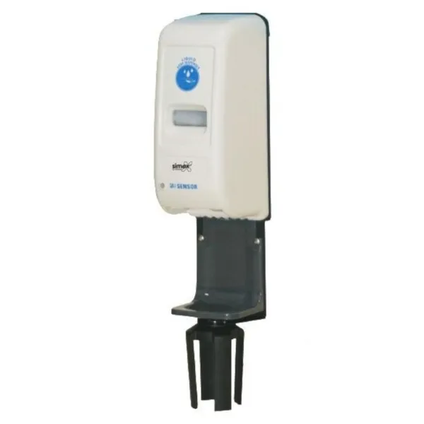 Distributeur Automatique de Gel Hydroalcoolique pour Poteau Guide File - 0,9 L