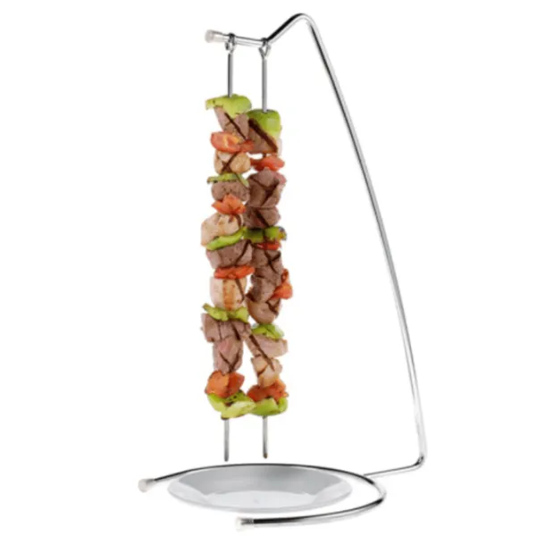 Porte-Brochettes 2 Places en Inox