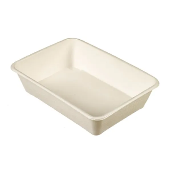 Barquette en Pulpe de Canne 1500 ml - Lot de 50