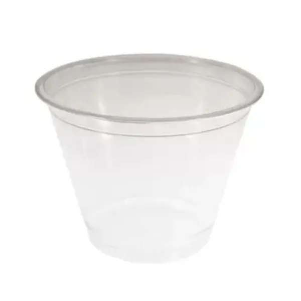 Pot Transparent Plastique - 250 ml - Lot de 50