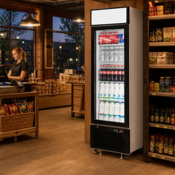 Vitrine Réfrigérée 496 L - 450 Bouteilles, Porte Vitrée +1/+8°C, Éclairage LED