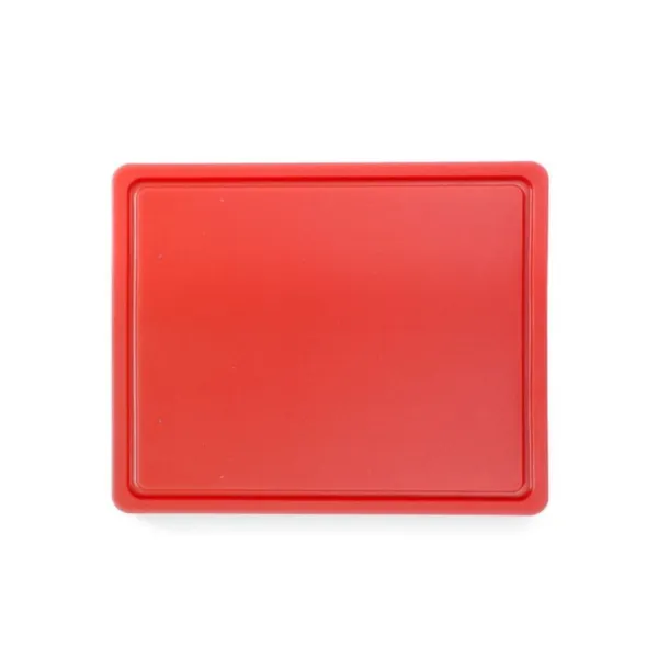 Planche à Découper HACCP - GN 1/2 - Rouge - 12 mm d'Epaisseur