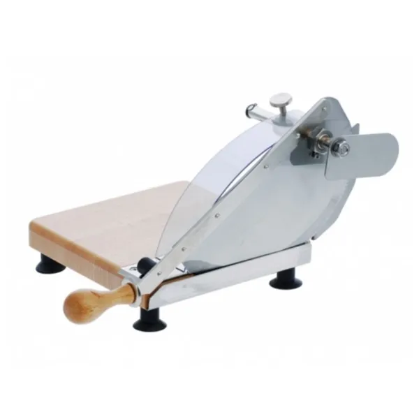 Coupe-Pain à Lame Ronde à Butée - Socle en Bois
