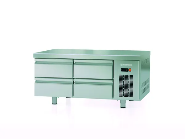 Table Réfrigérée Positive de Soubassement - 169 L - 4 Tiroirs - GN 1/1