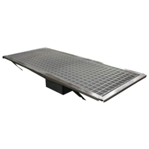 Caniveau de Sol en Inox 100 x 40 cm - Sortie Horizontale
