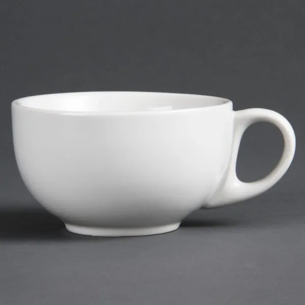 Tasse à Cappuccino Blanche 284 ml - Lot de 12