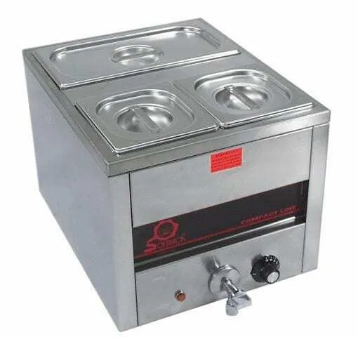 Bain-Marie avec Robinet de Vidange - 18 Litres