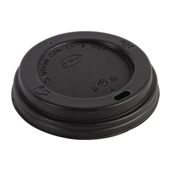 Couvercles Noirs pour Gobelets 340 ml et 455 ml - Lot De 50